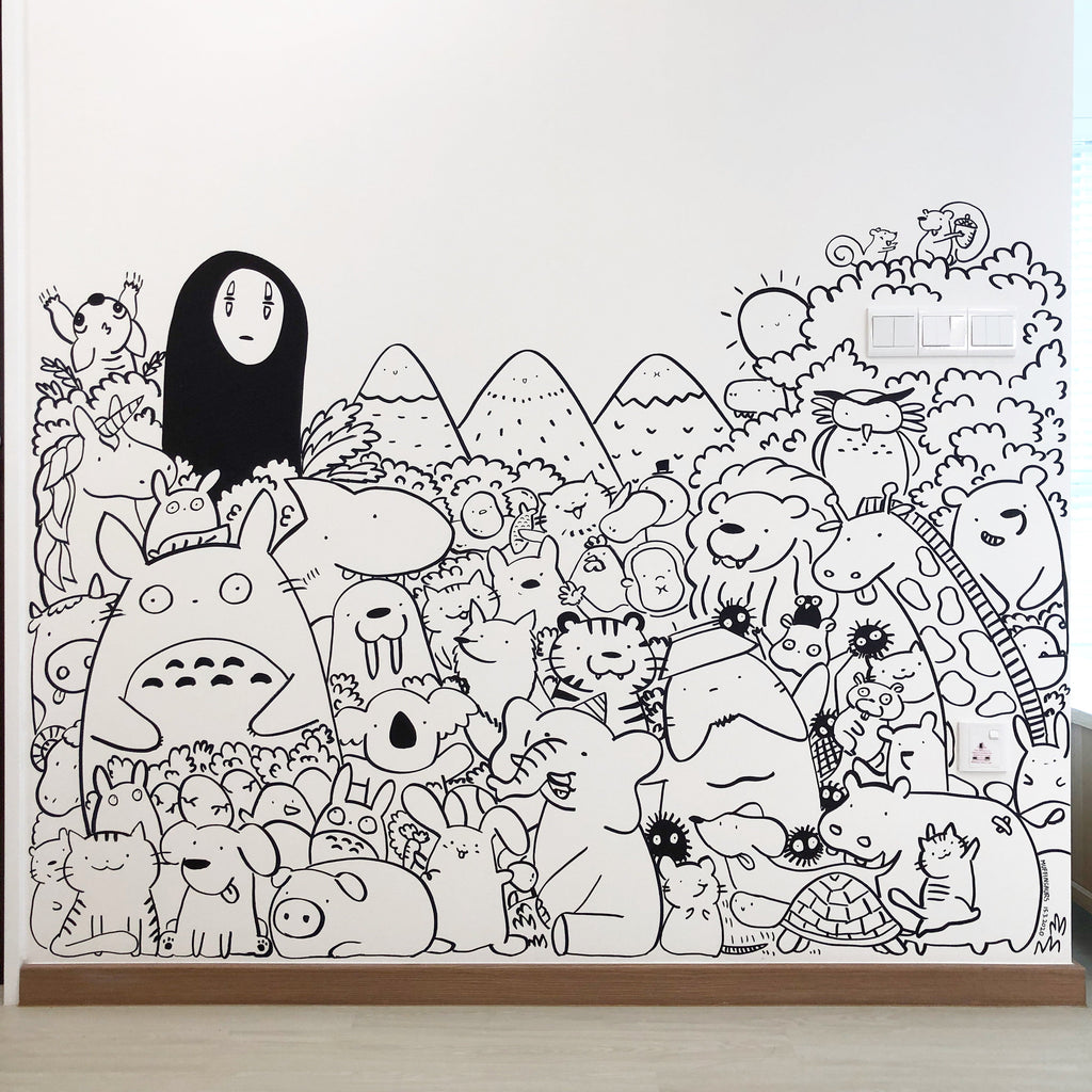 Single Colour Murals