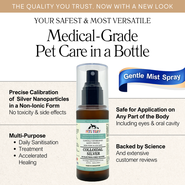 Pets Truly Colloidal Silver in Electrolyzed Water