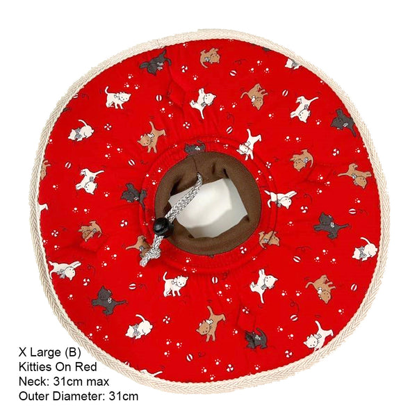 Handmade Elizabeth E-Collar / Soft Collar for Cats and Kittens