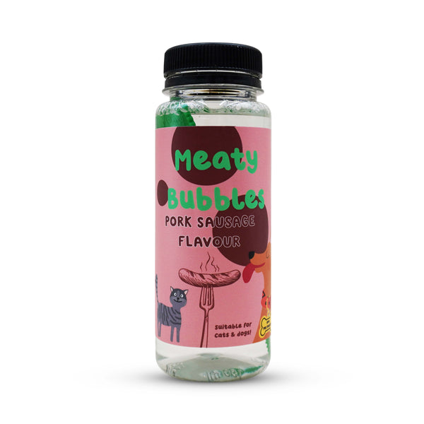 Meaty Bubbles for Cats and Dogs