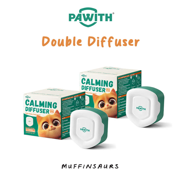 Pawith Cat Calming | Pheromone Diffuser Spray Patch for Cat Stress Relief | SG Authorised Distributor | 100% Authentic