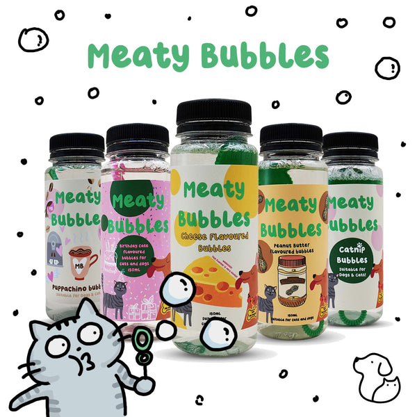 Meaty Bubbles for Cats and Dogs