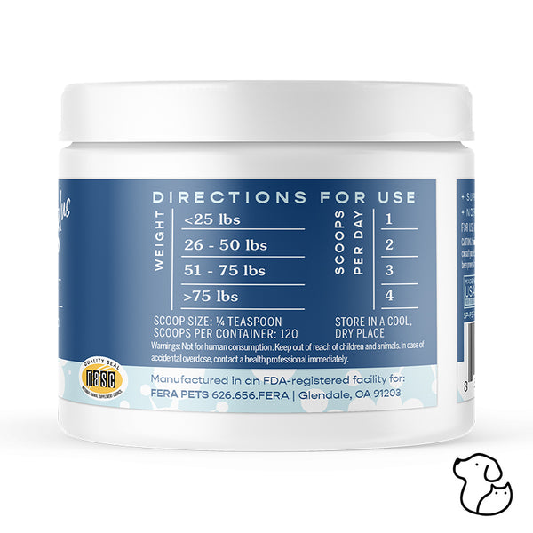 Organic Postbiotics Plus for Dogs & Cats
