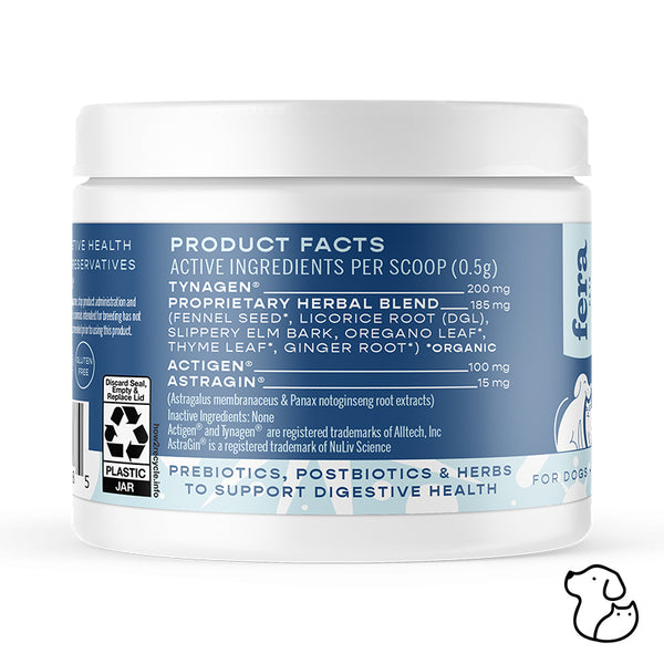 Organic Postbiotics Plus for Dogs & Cats