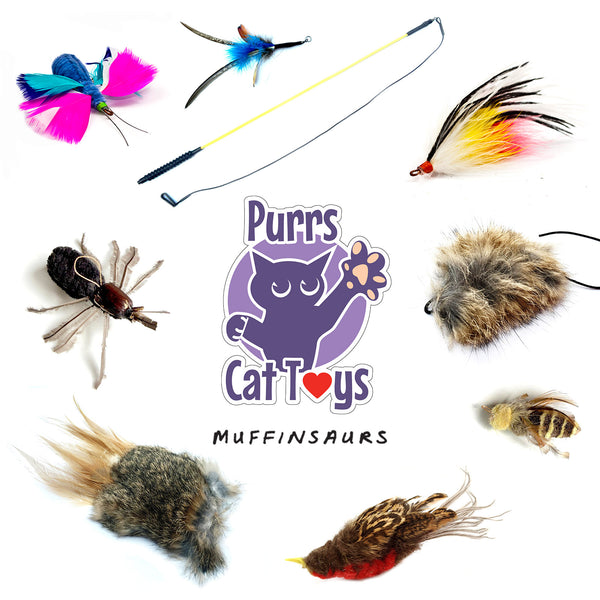 Purrs Cat Toys | Valerian Stinky Puff | Attachments & Stand-alone Toys