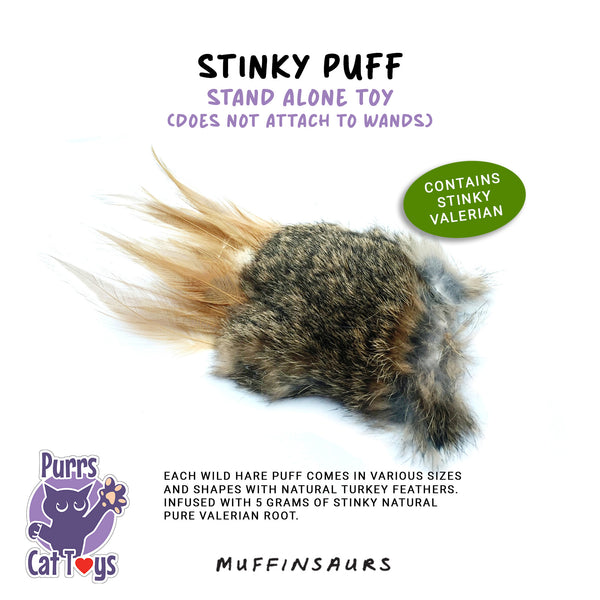 Purrs Cat Toys | Valerian Stinky Puff | Attachments & Stand-alone Toys
