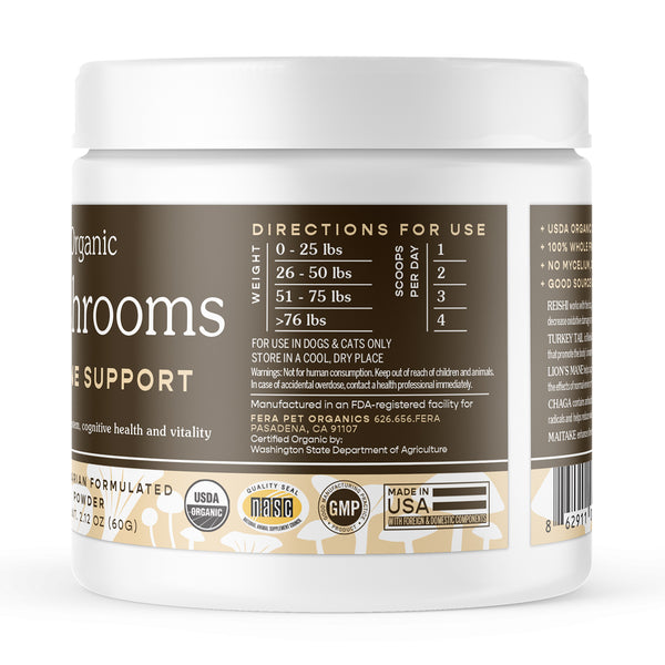 Organic Mushroom Blend for Immune System